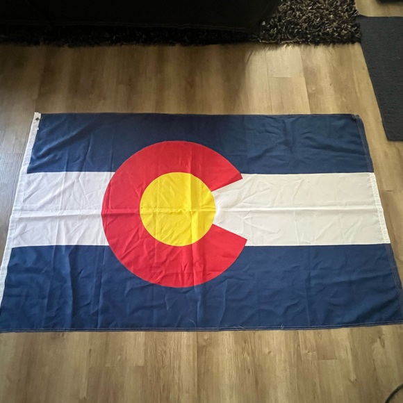 Colorado Flag Tapestry - Blue, Red, Yellow, White - Picture 1 of 1